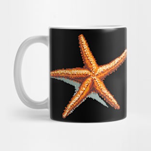 Starfish in Pixel Form Mug